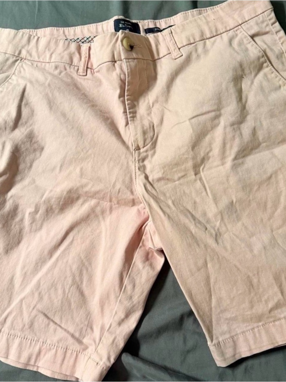 Ben Sherman Light Pink Cotton Shorts